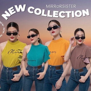 Code : 20128.7 เสื้อระบาย เสื้อทรงเก๋ เสื้อใส่ออกงาน งานป้าย mirrorsister