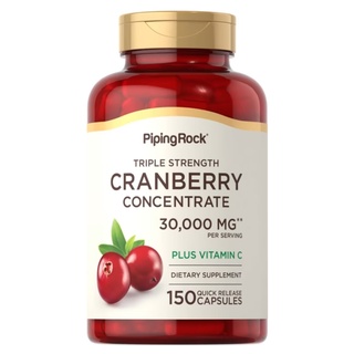 Piping Rock Ultra Strength Cranberry Plus C 30,000 mg 150 Capsules