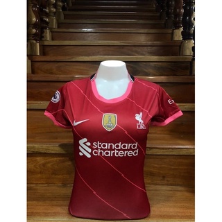 [ส่งไว]เสื้อกีฬาผู้หญิง ทีมสโมสรลิเวอร์พูล liverpool พร้อมส่งพร้อมส่ง สินค้าตรงปก100%