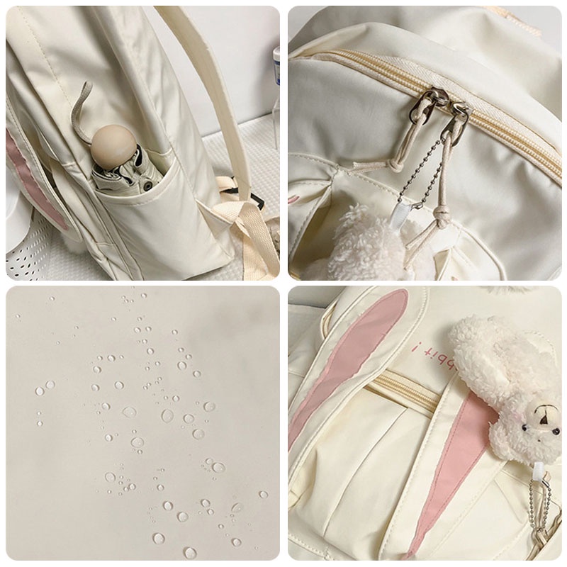 (A051) 16 นิ้ว - กระเป๋าเป้หูกระต่าย Rabbit สไตล์เกาหลี