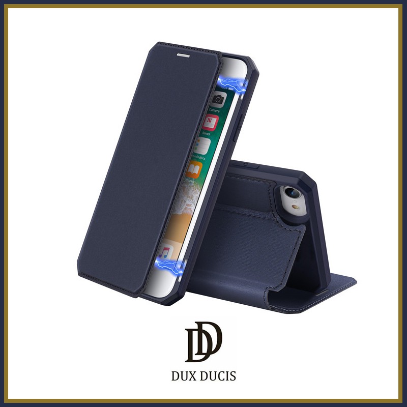 DUX DUCIS Skin X เคสฝาปิดกันกระแทกแบบมีแม่เหล็ก Magnetic Flip Case สำหรับ iPhone SE2/ iPhone 8/7