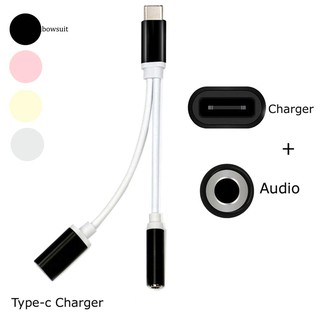 【RB】DOONJIEY สายเคเบิลอะแดปเตอร์แยกชาร์จหูฟัง USB Type-C ตัวผู้ เป็น 3.5 มม.