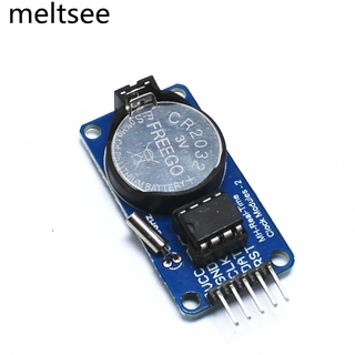 Ds1302 โมดูลนาฬิกาและแบตเตอรี่ Real - Time สําหรับ Arduino Avr Arm