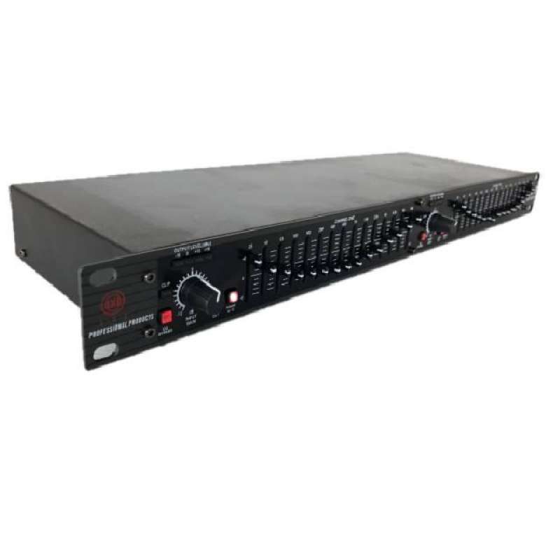 lxjEQ-215 Dual Channel 15-Band Equalizer 1U Rack Mount