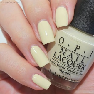 พร้อมส่ง OPI One Chic Chick  สีเหลืองอ่อนพาสเทลของคอลเลกชั่น OPI soft shade pastel  แท้ 💯%