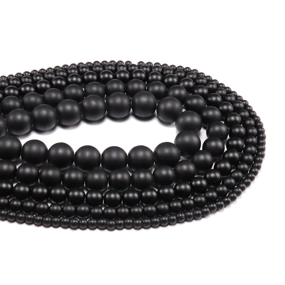 ONYX ลูกปัดทรงกลมสีแดงสําหรับทําเครื่องประดับ 15 ' ' 4 / 6 / 8 / 10 / 12 มม .