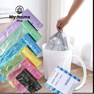 My.home_shop ถุงขยะแบบม้วน 100 ใบขนาด 45×50 1แพ็ค5ม้วน