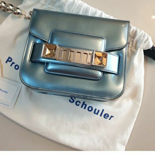 Used Proenza PS11 TINY MIRROR OCEAN  Schouler 2013