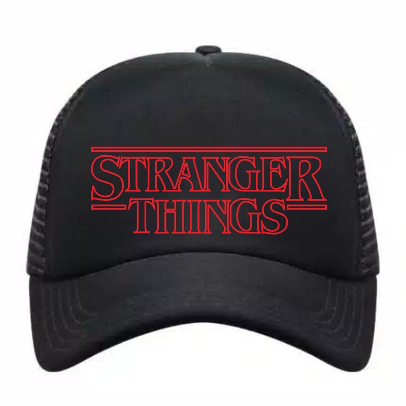 Stranger THINGS หมวกตาข่าย หมวกทรัคเกอร์