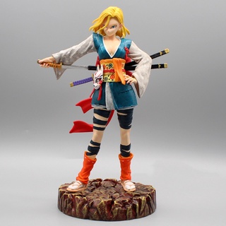 โมเดลฟิกเกอร์ PVC อนิเมะ Dragon Ball Z Android 18 Girl GK ของเล่นสะสม สําหรับเด็ก