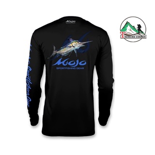 เสื้อยืดตกปลา Mojo Performance Marlin Octopus Ink L