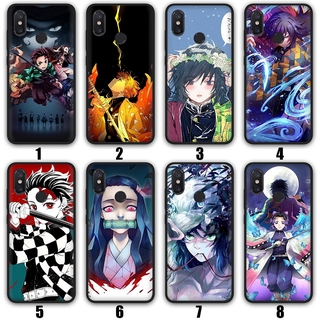 เคสโทรศัพท์มือถือ แบบนิ่ม กันกระแทก ลาย Demon Slayer สําหรับ Redmi 9 9A 9C 8 8A S2