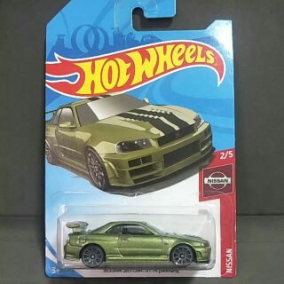 รถเหล็ก Hot wheels NISSAN SKYLINE GT-R (BNR34) (ib30)