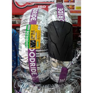 ยางนอกมอเตอร์ไซค์ GOODRIDE (ราคาต่อเส้น) H993 130/70-12 TUBELESS