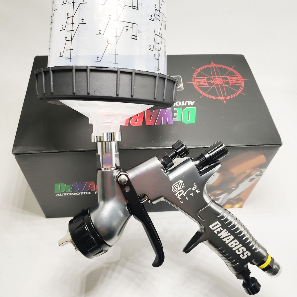 GTI pro spray gun 1.3MM te20 with no wash pot dewabiss 2022 new style