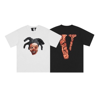 เสื้อยืดVlone Unisex Fashion Printed Short Sleeve T-Shirt