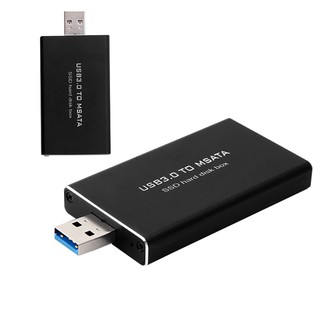 USB 3.0 to mSATA SSD Hard Disk Box Converter Adapter Enclosure External Case