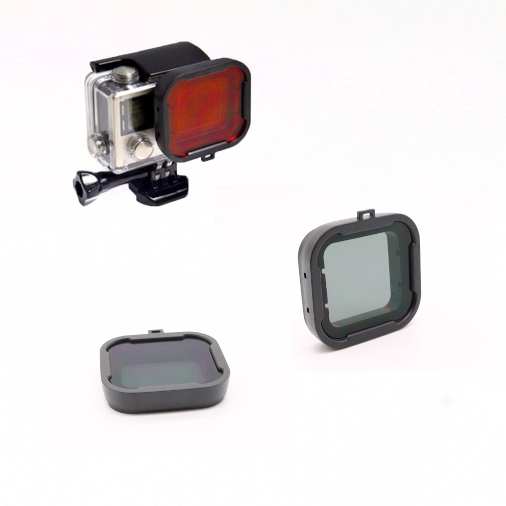 Gopro Accessories Dive Filter Redorangeyellowgreypurple Underwater ...