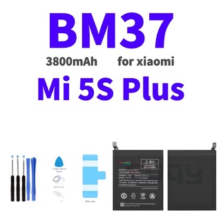 suqy BM37 Battery for xiaomi Mi 5S Plus Original 3800mA Battery Replacement for Mi 5S Plus Bateria for Mi 5S Plus Phone