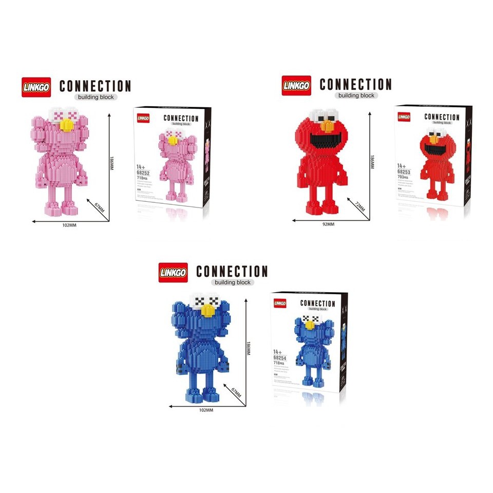 เลโก้นาโน Nanoblock  Sesame Street เฟือง XXL