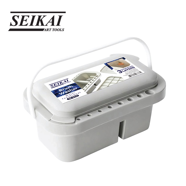 SEIKAI ถังล้างช่องเก็บสี 18สี (Brush Cleaner)