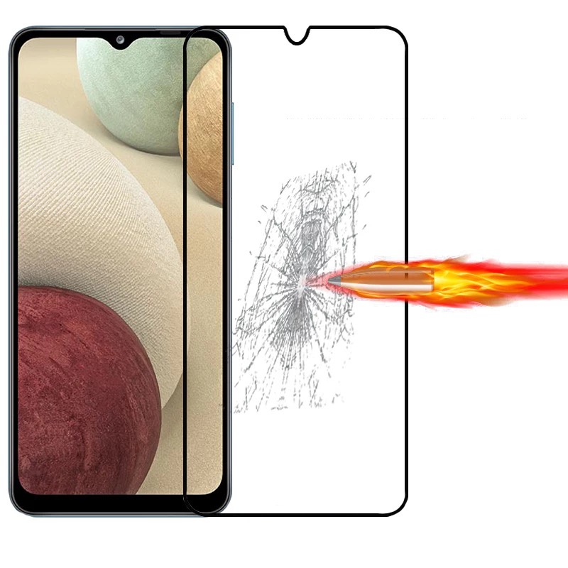 F ฟิล์มกระจกเต็มจอ Samsung galaxy A02 ฟิล์มกระจกนิรภัยเต็มจอ ฟิล์มซัมซุง ฟิล์มกระจกกันกระแทก Samsung