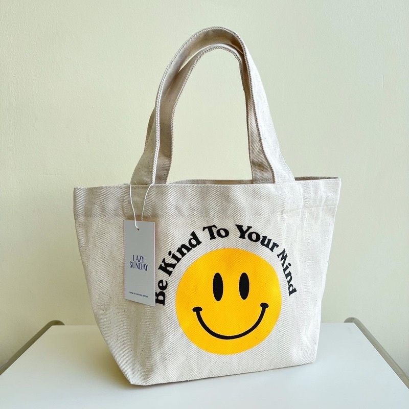 Justbehappy - Tote Bag Minisize - กระเป๋าผ้าใบเล็ก