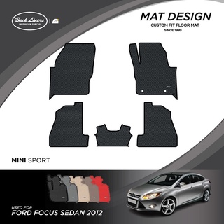 พรมปูพื้นรถยนต์เข้ารูปสำหรับ Ford Focus รุ่น4 ประตู (ปี 2012-2015)
