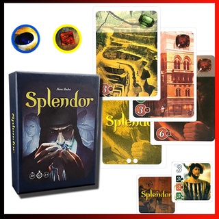 เกมกระดาน Splendor ภาษาอังกฤษสําหรับความบันเทิงสําหรับงานปาร…