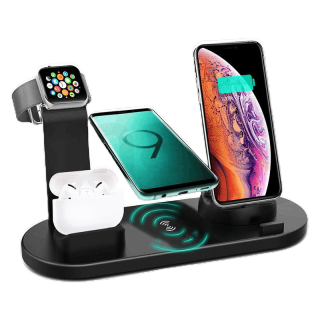 Wireless Charger 4 in 1 Wireless Charging เครื่องชาร์จไร้สาย Stand