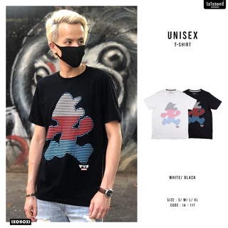 คอตต้อนคอกลม✤◙♘Unisex T-Shirt เสื้อยืดคอกลม แขนสั้น เสื้อยืดพิมพ์ลาย Mario ใส่ได้ทั้งผู้หญิง-ผู้ชาย/ รุ่น IA-117S-5XL