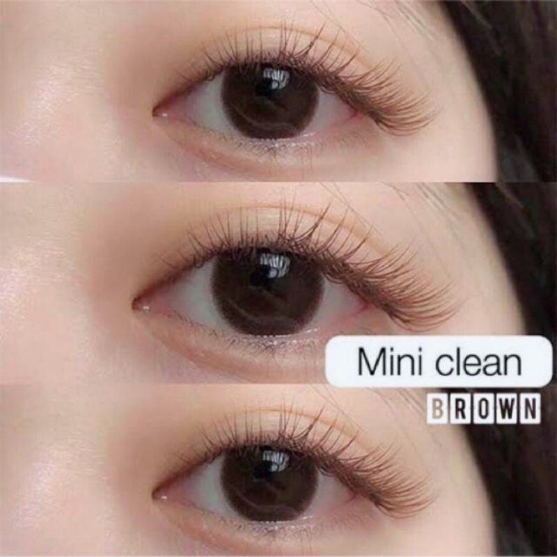 Mini Clean Brown (Cleen) มีสายตาปกติถึง-10.00 คอนแทคเลนส์ Kitty Kawaii
