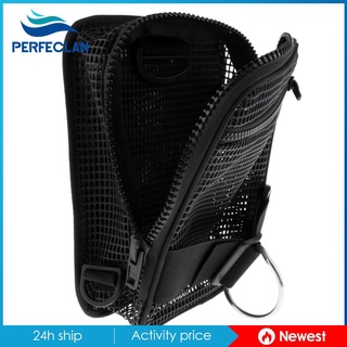 Large Scuba Diving Mesh Gear Bag Pocket for Dive Reel Spool SMB  Hook