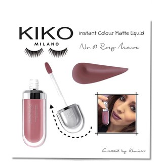 kiko milano instant colour matte liquid lip