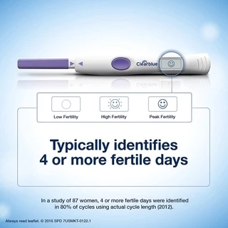 ของแท้100%Clearblue Advanced Digital Ovulation Testทดสอบการตกไข่พร้อมเครื่องแบบดิจิตอลสีม่วง30เทส+ตรวจครรภ์2 เทส