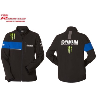 เสื้อแจ็คเก็ต2022MONSTERสีดำ/น้ำเงิน