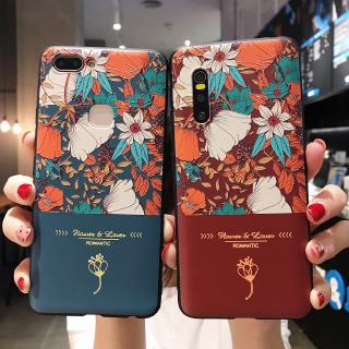 เคสเคสโทรศัพท์มือถือลายดอกไม้สําหรับ Vivo Y21 Y52 Y12A Y12s V21 Y72 5G V20 Y20 Y50 Y30 Y 17 Y 11 Y 15 Y 12 Y 19 S 1 V 15 V 17 Pro V 11 I Y 91 Y 91 I Y 93 Y 95 Y 81 Y 81 I Y 71 V 5 V 5 S Lite Y 85 V 9