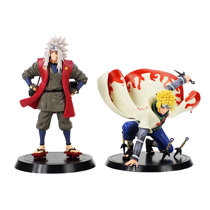 14 18cm 2styles Anime Naruto Jiraiya Namikaze Minato PVC Action Figure ...