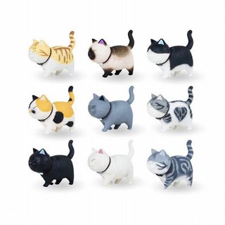 สุ่มตัวละ35บาท กาชาปอง แมวจิ๋ว ตุ๊กตาแมวจิ๋ว โมเดลแมว Gashapon cat