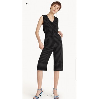 #ส่งต่อ POMELO STRIPED HIGH WAIST CAPRI PANTS SIZE S