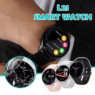 นาฬิกาข้อมือ Smart Watch L21  Smartwatch Bluetooth Call Smart Watchโทรเข้า-ออก แจ้งเตือนสาย วัดความดันหัวใจ