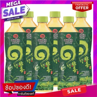 อิชิตัน ชาเขียวพร้อมดื่ม รสต้นตำรับผสมดอกชาสกัด 420 มล. แพ็ค 6 ขวด Ichitan Green Tea Original 420 ml x 6