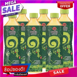 อิชิตัน ชาเขียวพร้อมดื่ม รสต้นตำรับผสมดอกชาสกัด 420 มล. แพ็ค 6 ขวด Ichitan Green Tea Original 420 ml x 6