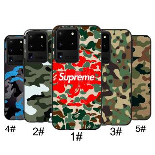 Samsung Galaxy S20 Ultra S10 Lite Note 10 Lite Plus J7 J8 S6 Edge camouflage Army green Phone Case