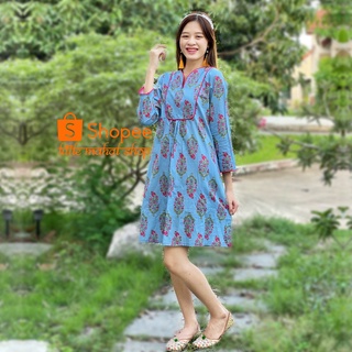 [Cathy Collection.] MINI DRESS BOHEMIAN เดรสโบฮีเมียนสั้น (อ่านรายละเอียดก่อนสั่งซื้อ)