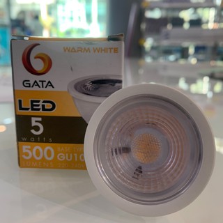 หลอด  LED 5W MR16 38องศา GU10 3000K 500LM WARM