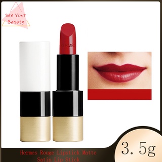 Hermes Rouge Lipstick Matte , Satin Lip Stick ลิปสติก (แอร์แม็ส)