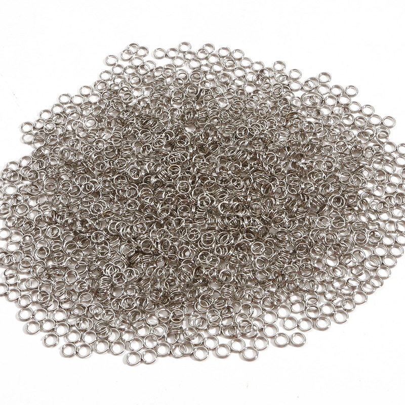 แหวนเชื่อมต่อ แบบห่วงคู่ 5 6 8 10 มม. 200-500 ชิ้น ต่อถุง สําหรับ DIY - รูปที่ 4