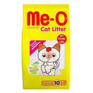 ดีกว่านี้ไม่มีอีกแล้ว Me-o มีโอ ทรายแมว สูตรควบคุมกลิ่น ขนาด10ลิตร Cat Litter Apple (สินค้ามีคุณภาพ) ทรายแมวและห้องน้ำ p