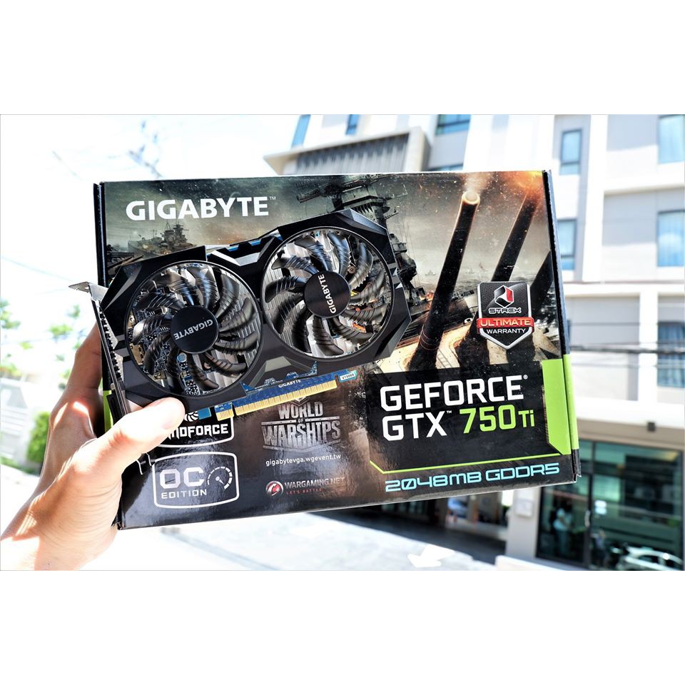 GIGABYTE GTX 750TI 2G OC